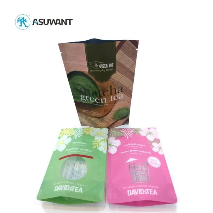 Stand Up čajové balení sáčku Opětovné uzavírací semen ziplock semeno mylar doypack