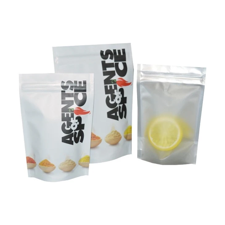 Stand Up Pouch Smell Proof Plastic Zipper Herb Flower Seed Hemp Packaging