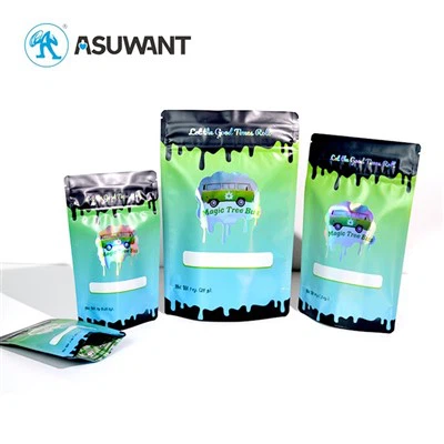 Barevný matný malý runtz cookies plastový mylar zip zámek vůně důkaz plevele balení taška