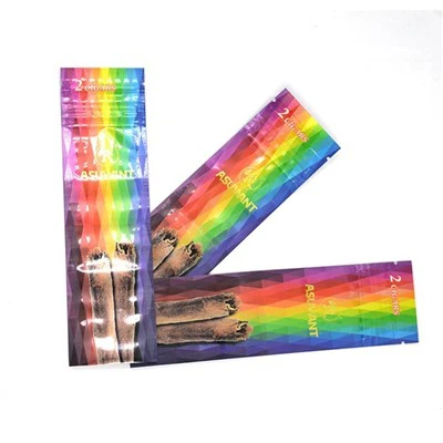 Opětovný doutník mylar ziplock potištěné pouzdro balení plastové tabákové tašky na vlastní plochý biologicky rozložitelná voda odolných 10g 20g